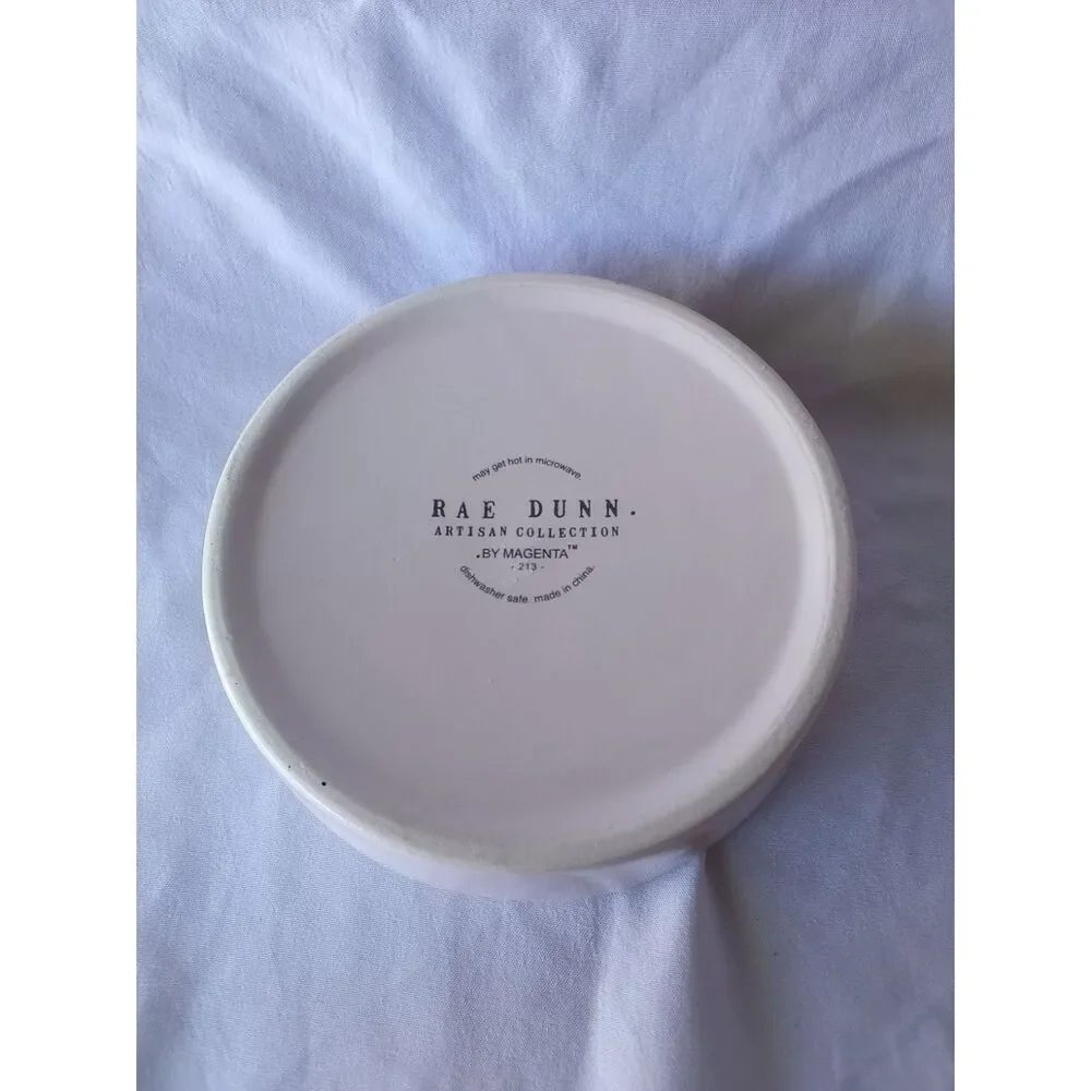 Rae Dunn Feed Me Meow Cat Food Dish